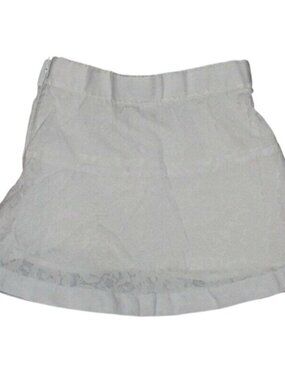 Janie And Jack 3 3T White Skirt Easter Lined Floral Bell Blue Belle Adj Waist